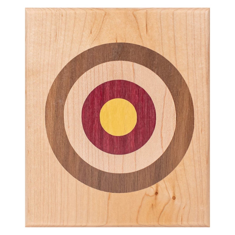 M'lis Nested Circles 4" to 1" - Acrylic Router Inlay Templates for Precise Wood Inlay Designs by Tarter Woodworking (MLIS) Multiple Layer Inlay System, Works with Router Inlay kit, Made in USA - Image 2
